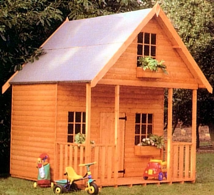8ft wide 2 Storey Childrens Playhouse 171