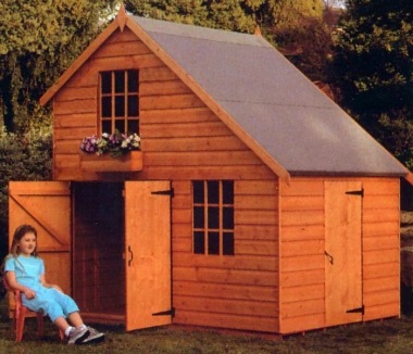 8ft wide 2 Storey Childrens Playhouse 181