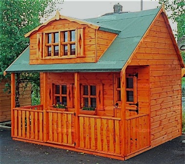 Large 10ft wide 2 Storey Playhouse 138