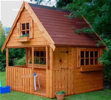 8ft wide 2 Storey Playhouse 43